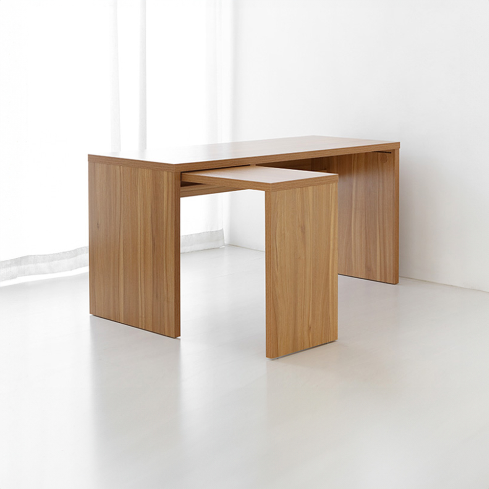 피크 확장형 책상 1500mmx585mmx730mm, 라이트브라운4964.2473 - 상세 이미지 3