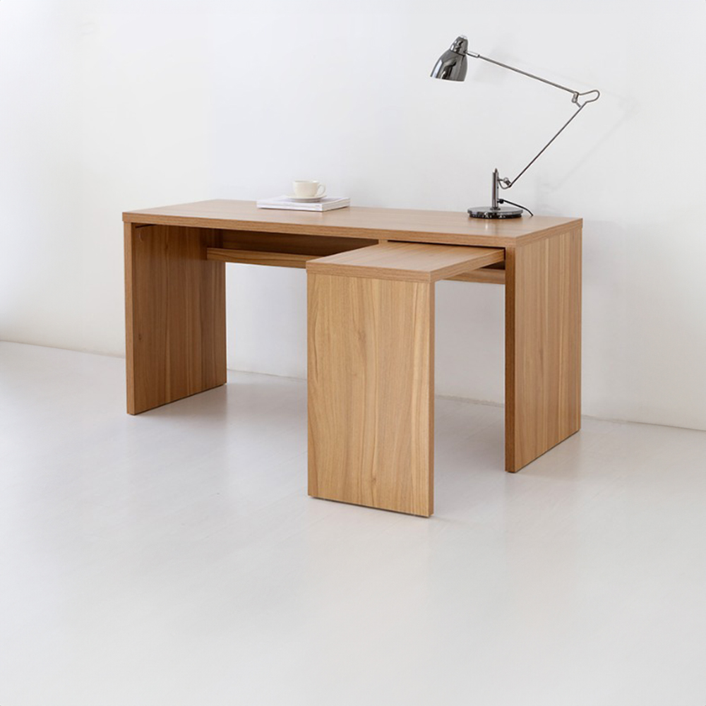 피크 확장형 책상 1500mmx585mmx730mm, 라이트브라운4964.2473 - 상세 이미지 4