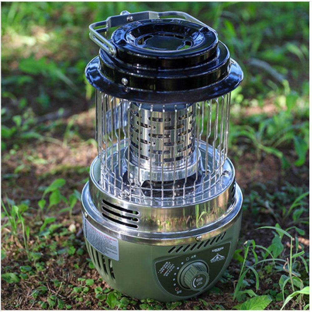 캠핑가스난로 휴대용히터 야외용미니 현장용 원통형난로