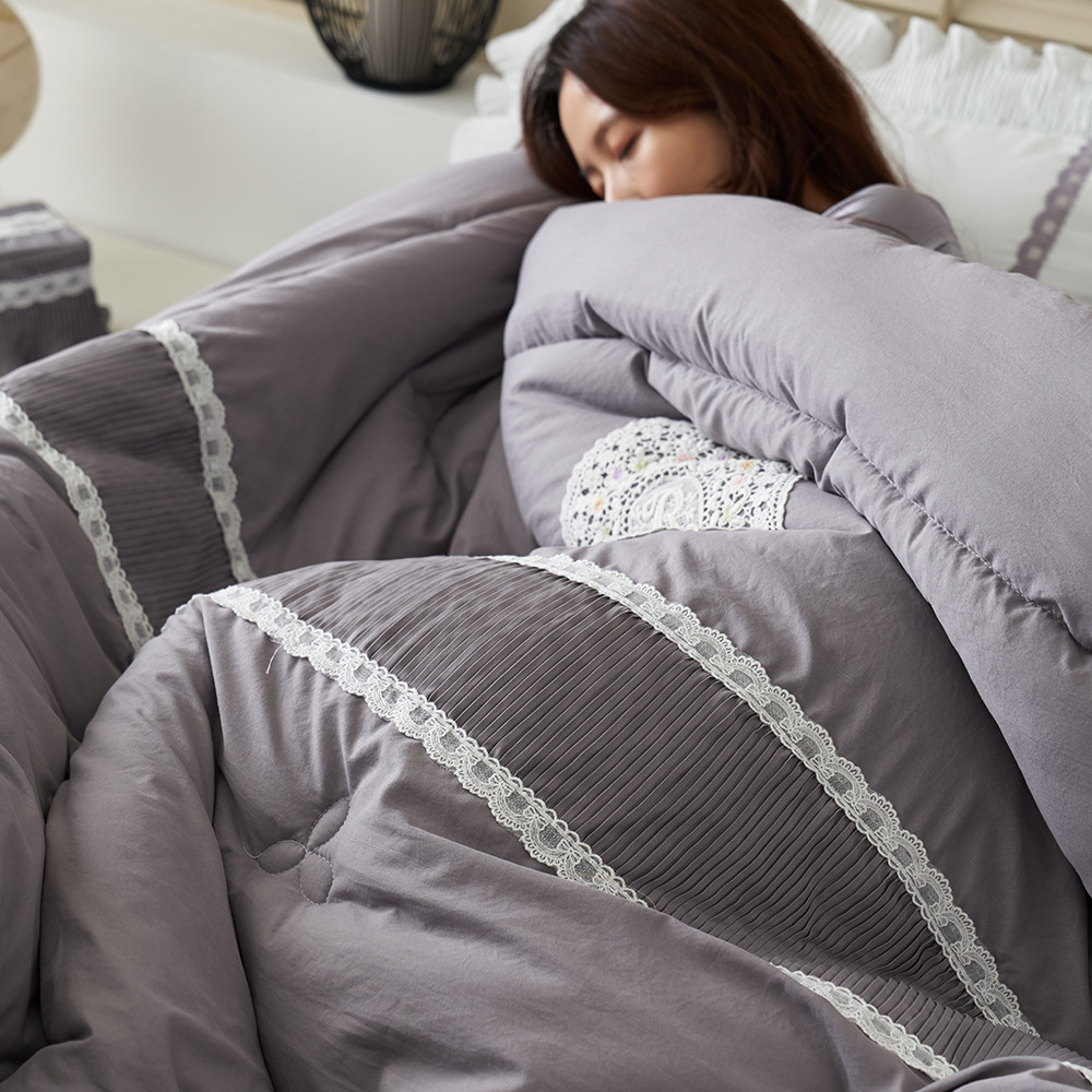 류금숙 플리츠 항균실키케어 프릴 차렵이불 베개커버 숏매트커버세트 SS/Q/K/SK 국내생산