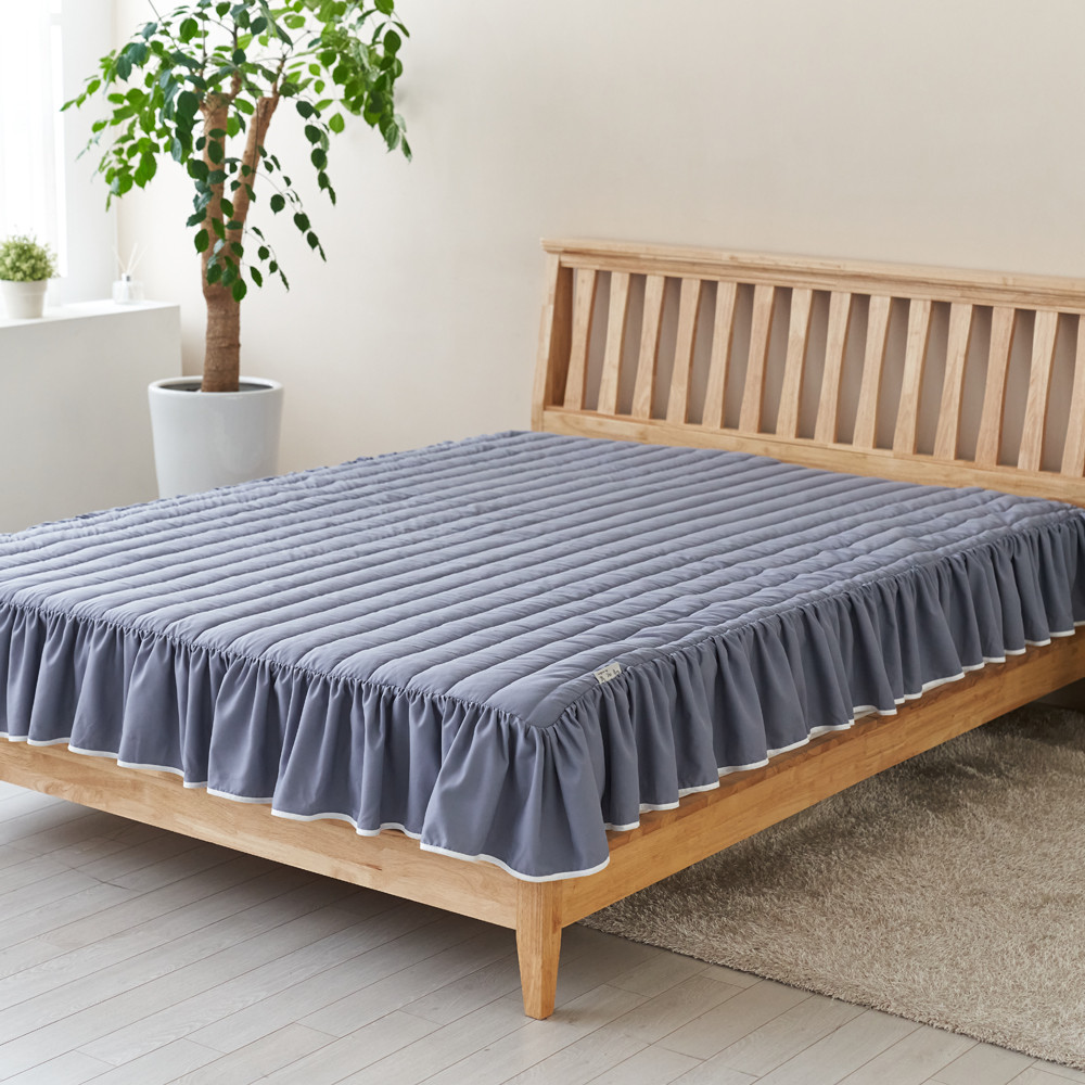 류금숙 라인 실키케어 항균프릴 숏매트커버 SS/Q/K/SK 국내생산