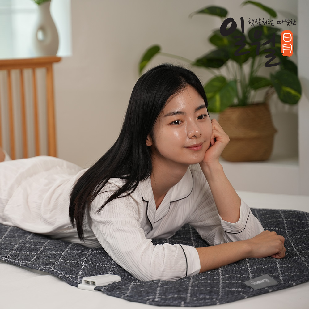 일월 전기매트 피치블로썸 초절전형 워셔블 탄소 카본매트 전기장판 전기요 싱글