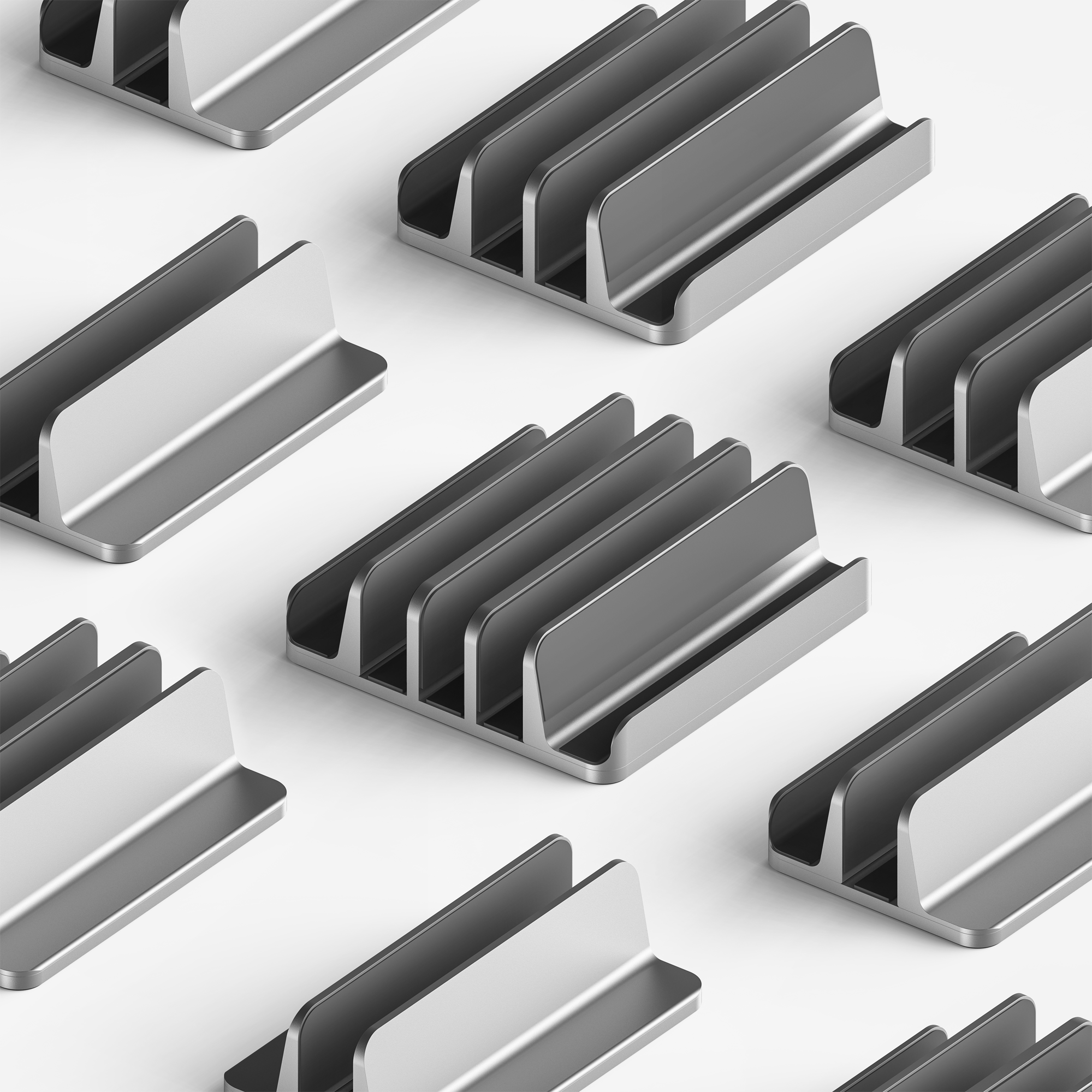 니케 맥북 노트북 거치대 수직 스탠드 클램쉘 맥미니 꽂이 세로 알루미늄 1슬롯 상세 이미지 5