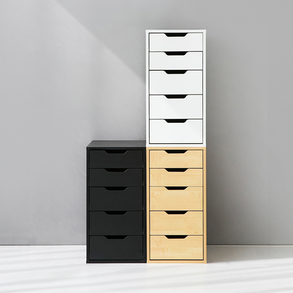 OLAF 서랍장 5단 KS1009STB 블랙 8714.9742