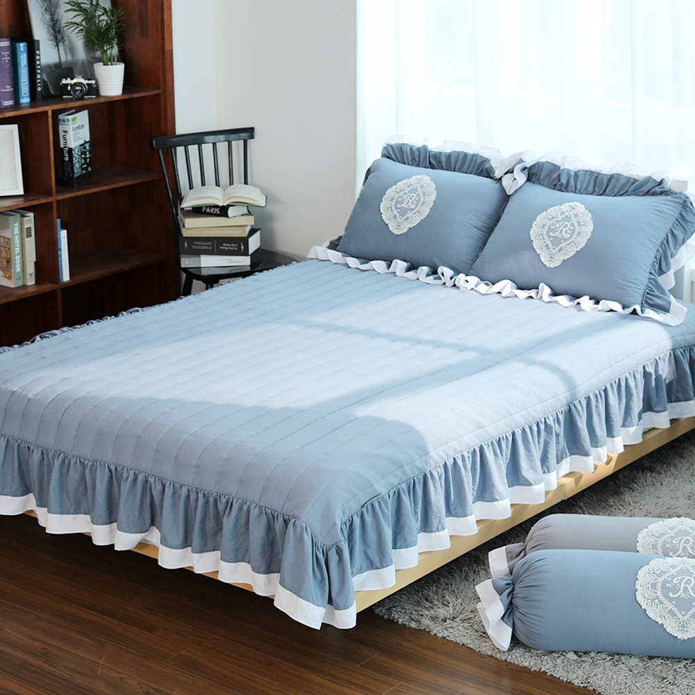 류금숙 프렌치감성 실키케어 향균프릴 숏프릴매트커버 SS/Q/K/SK 국내생산