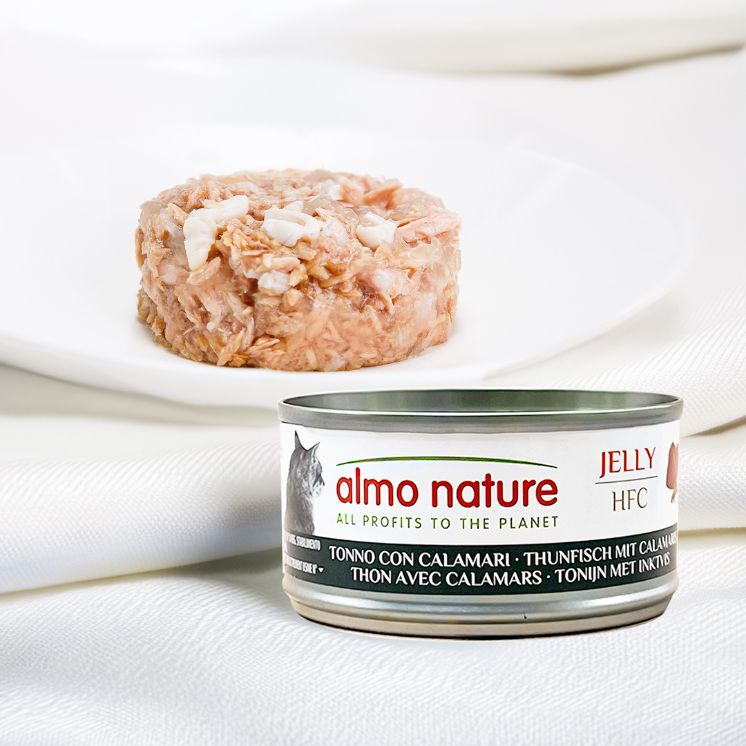 [N포인트] 알모네이쳐 HFC 고양이 주식캔 습식사료 참치 뱅어, 70g, 24개 이미지 3