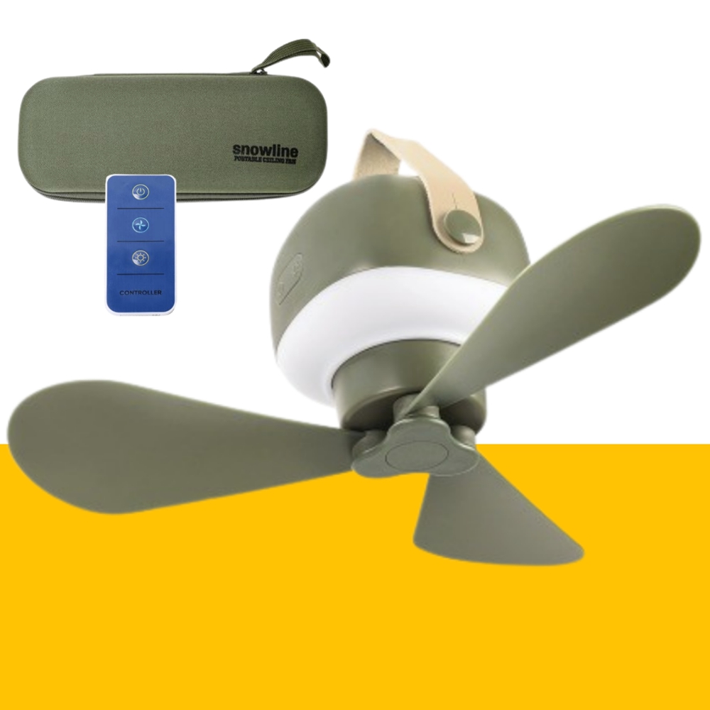 스노우라인 실링팬 타프팬 리모컨 포함 랜턴 텐트 공기순환 캠핑 선풍기 써큘레이터 포터블