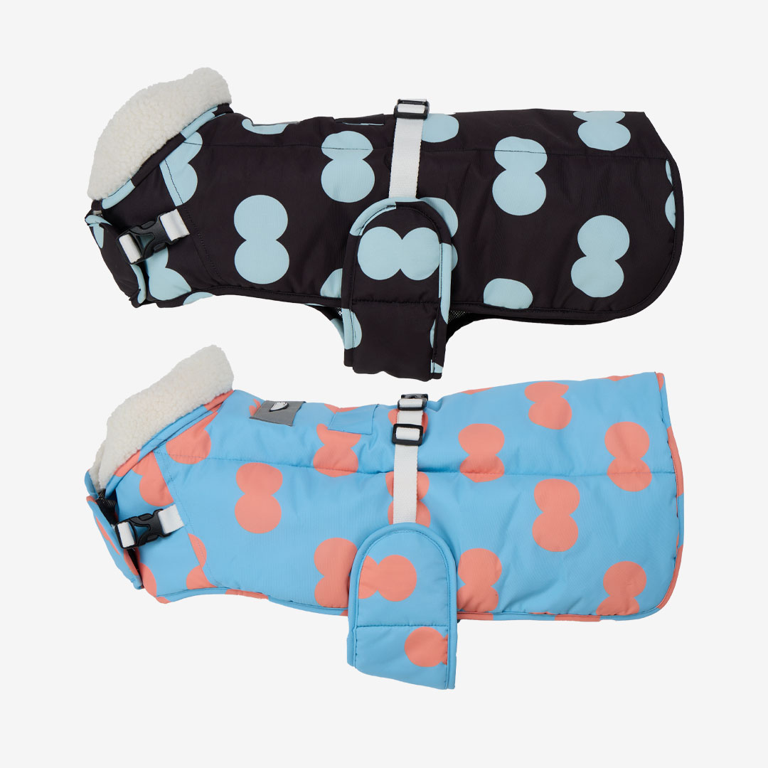 일로 스노이 패딩 강아지 소형견 중형견 대형견 발열 블랙 M