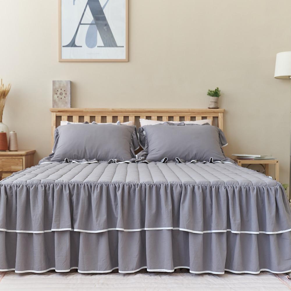 류금숙 라인 실키케어 항균프릴 이중프릴침대커버 SS/Q/K/SK 국내생산