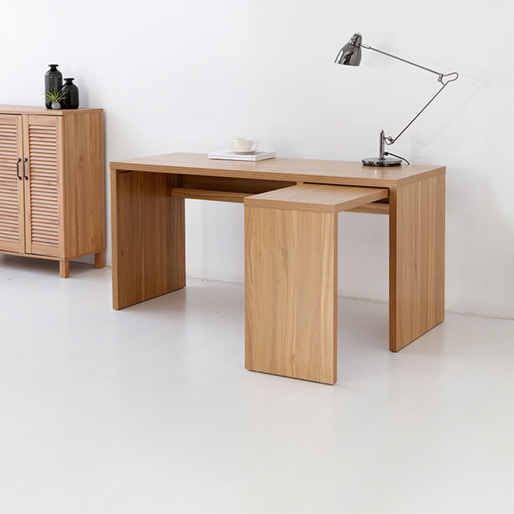 피크 확장형 책상 1500mmx585mmx730mm, 라이트브라운4964.2473 이미지 8
