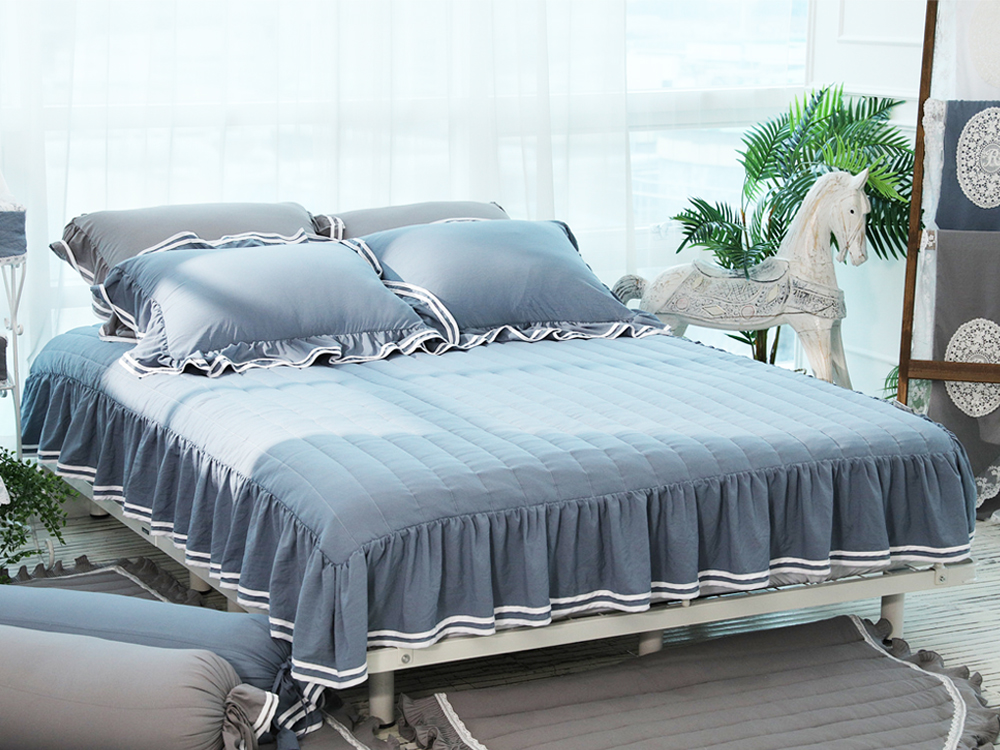 류금숙 투라인 실키케어 향균프릴 숏프릴매트커버 SS/Q/K/SK 국내생산