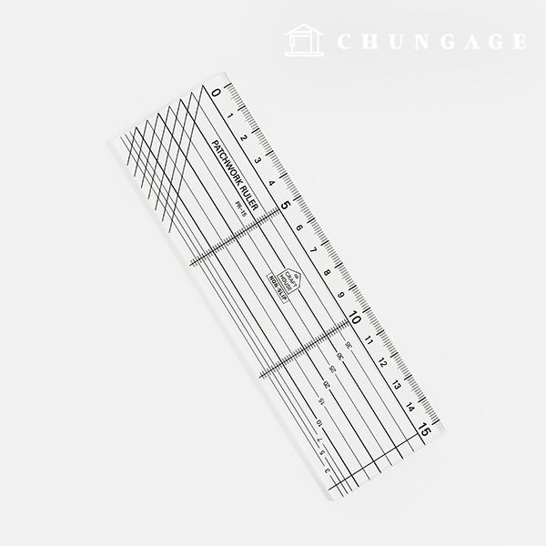 시접자 패치워크자 논슬립 15cm - 메인 이미지