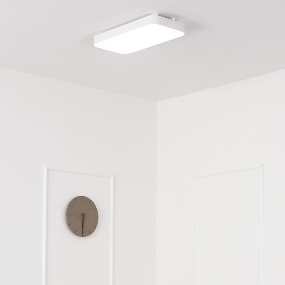 LED 커브드 시스템 방등 30W 화이트 주광색 - 상품 이미지