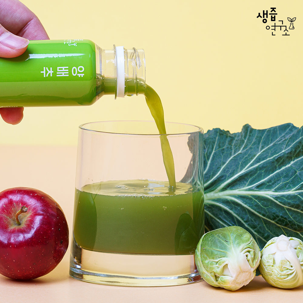 (생즙연구소)물 한방울 넣지 않은 양배추 주스 120ml x 14병
