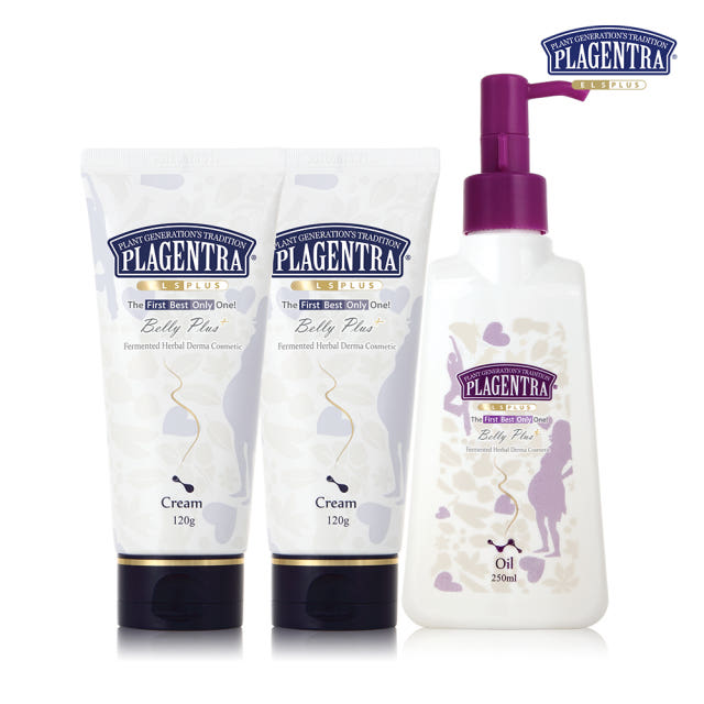 프라젠트라 벨리 오일 Plus 250ml + 벨리 크림 Plus 240g