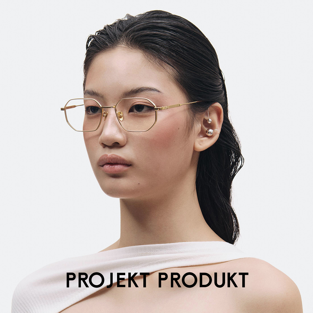 프로젝트프로덕트 HM13 CG 골드 티타늄 다각형 코받침 긱시크 빈티지 안경테 - 상세 이미지 3
