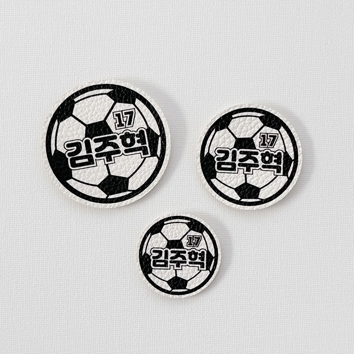 축구공 농구공 배구공 테니스공 와펜 브로치 뱃지 네임택 재접착스티커 - 상세 이미지 2