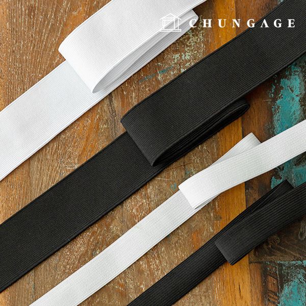 바지고무줄 허리고무밴드 22마롤 바지끈 납작고무줄 고탄력 25mm