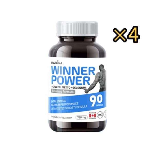 위너파워 쏘팔메토 750mg 90캡슐 4팩 네츄라 : LifeCARE