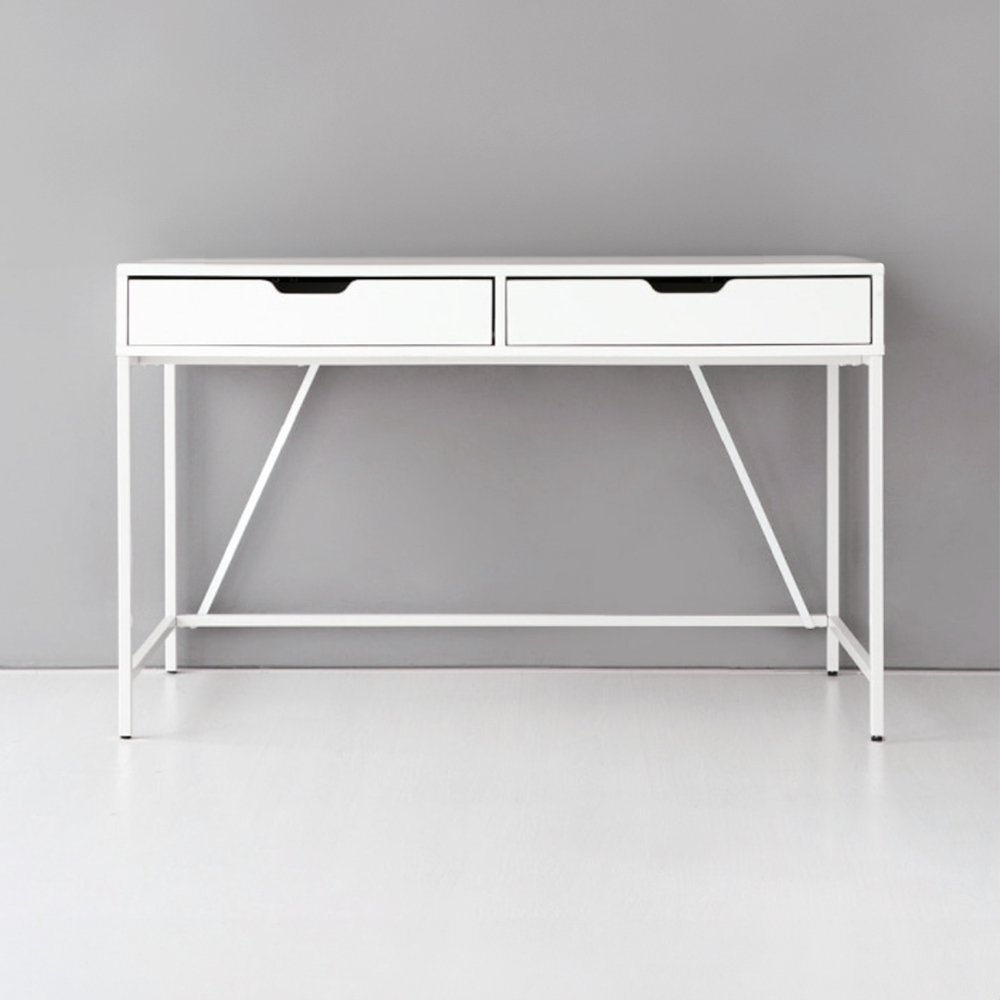 OLAF 책상 서랍2칸 KS1012TB 1200x600mm, 화이트