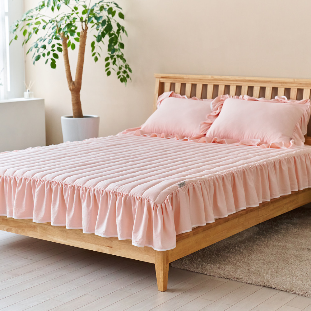 류금숙 라인 실키케어 항균프릴 숏매트커버 SS/Q/K/SK 국내생산