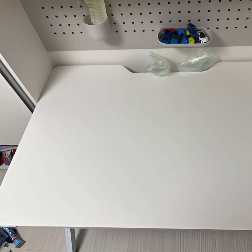 호환 꼬꼬미 양면 방수 가죽매트 일룸 로이모션 데스크 1160x770 스노우화이트