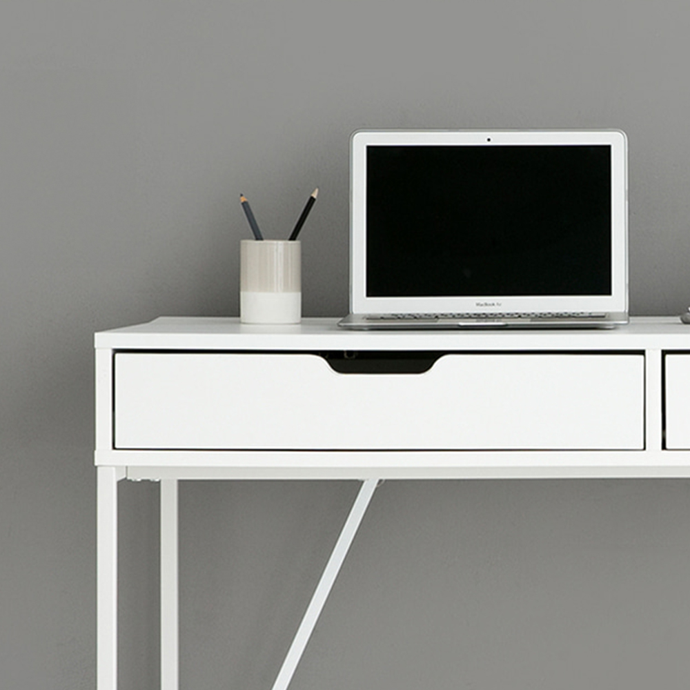 OLAF 책상 서랍2칸 KS1012TB 1200x600mm, 화이트