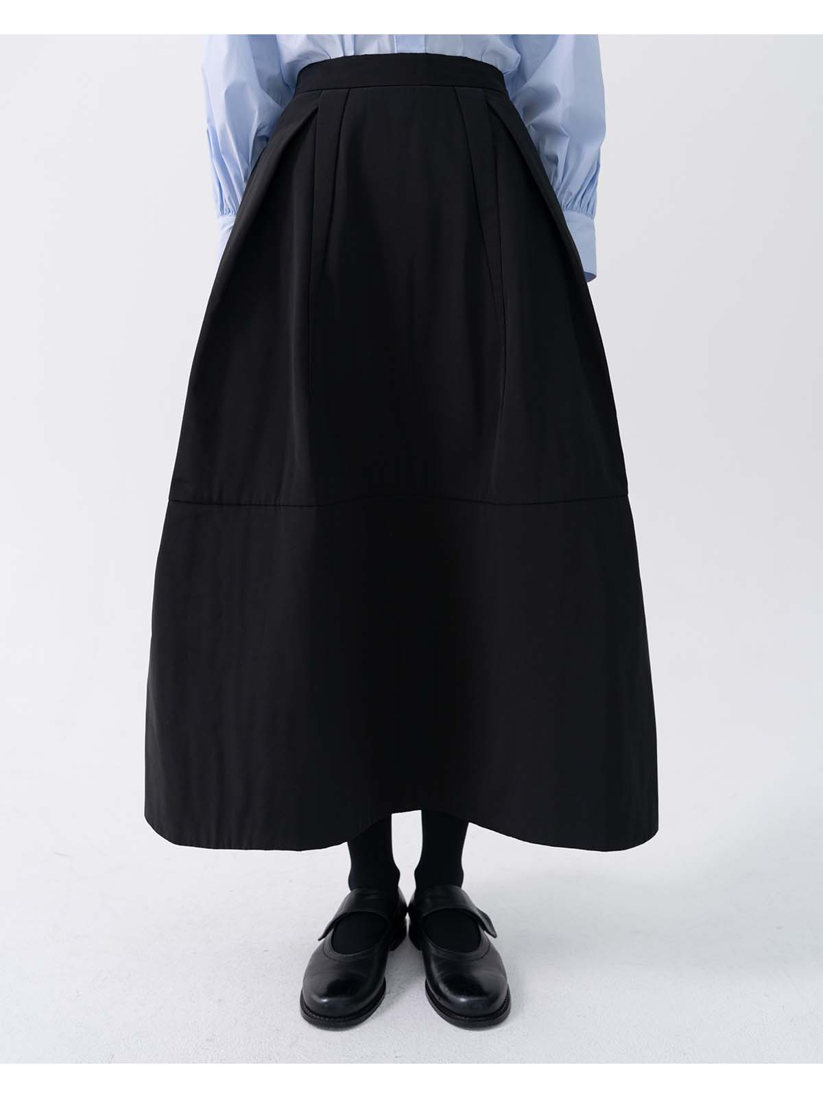 유노이아 EUNOIA PADDING SKIRT BLACK : TRIPLESTORE