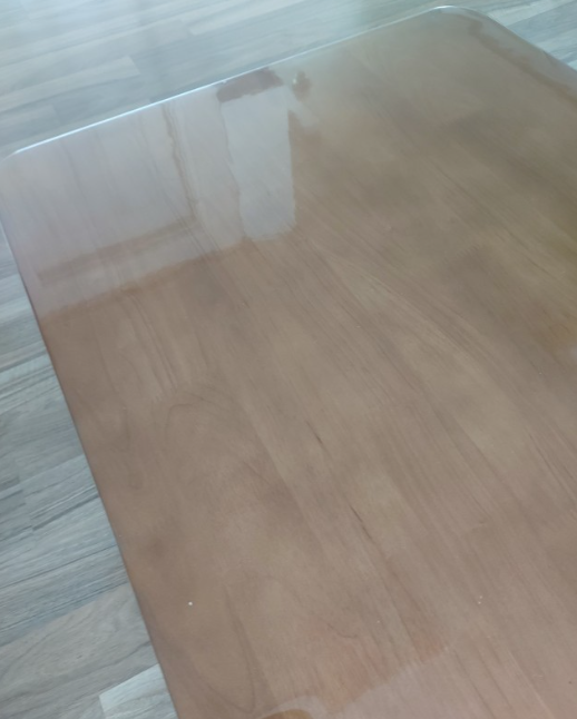 국산 항균 유리대용 반투명매트 비닐 식탁 커버 방수테이블보 식탁보 1.5mm 35x10