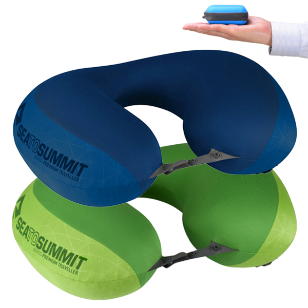 씨투써밋 여행용 에어 목베개 에어로 필로우 프리미엄 트래블러 휴대용 비행기 기내용 목쿠션