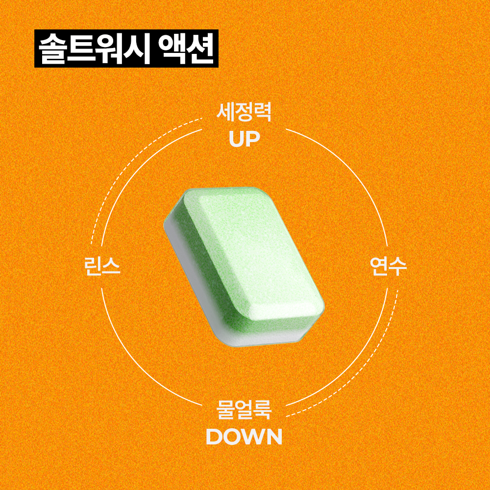 서브랩 식기세척기 세제 타블렛 레몬향 60개입, 2개 - 상세 이미지 3