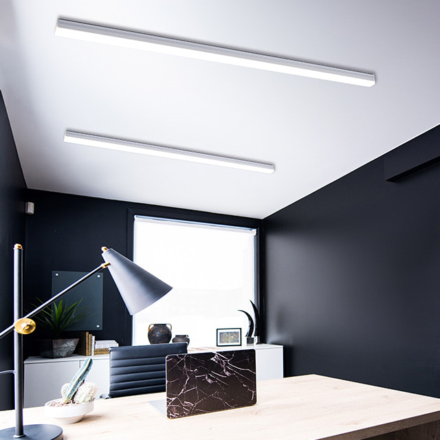 더쎈 LED 일자등 에코 에스파 T10 몰딩형 직부 20W 서울반도체 플리커프리 - 상세 이미지 2