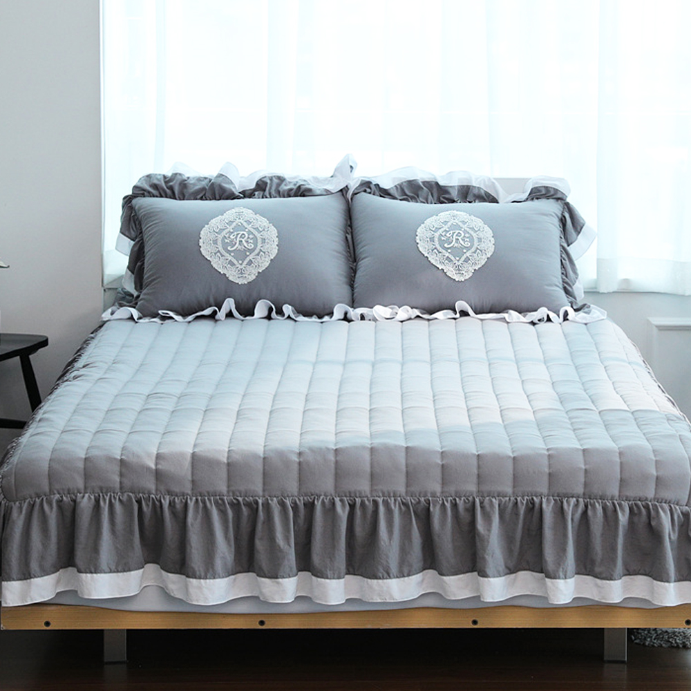 류금숙 프렌치감성 실키케어 향균프릴 숏프릴매트커버 SS/Q/K/SK 국내생산