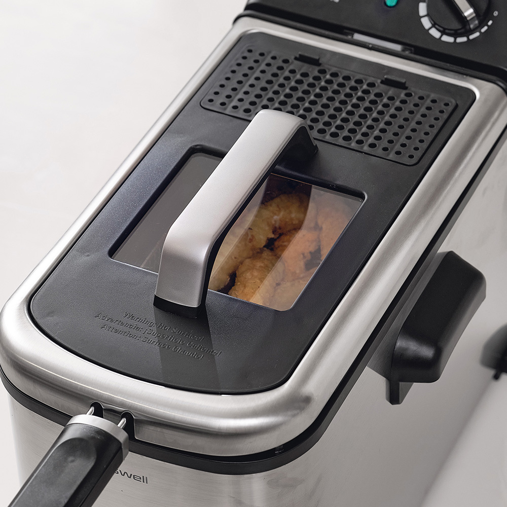 위즈웰 세이브 튀김기 3L 기름분리 스테인리스 전기 가정용 미니 자동 기계 WH3189