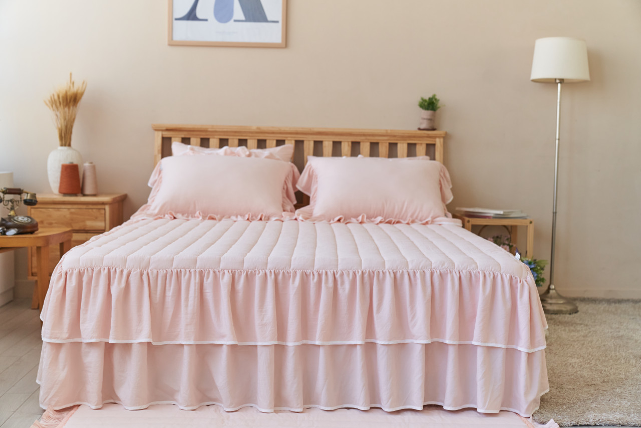 류금숙 라인 실키케어 항균프릴 이중프릴침대커버 SS/Q/K/SK 국내생산