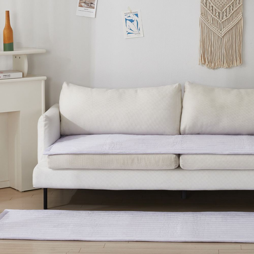 레이트 실크 극세사 소파패드 3인/4인 3color