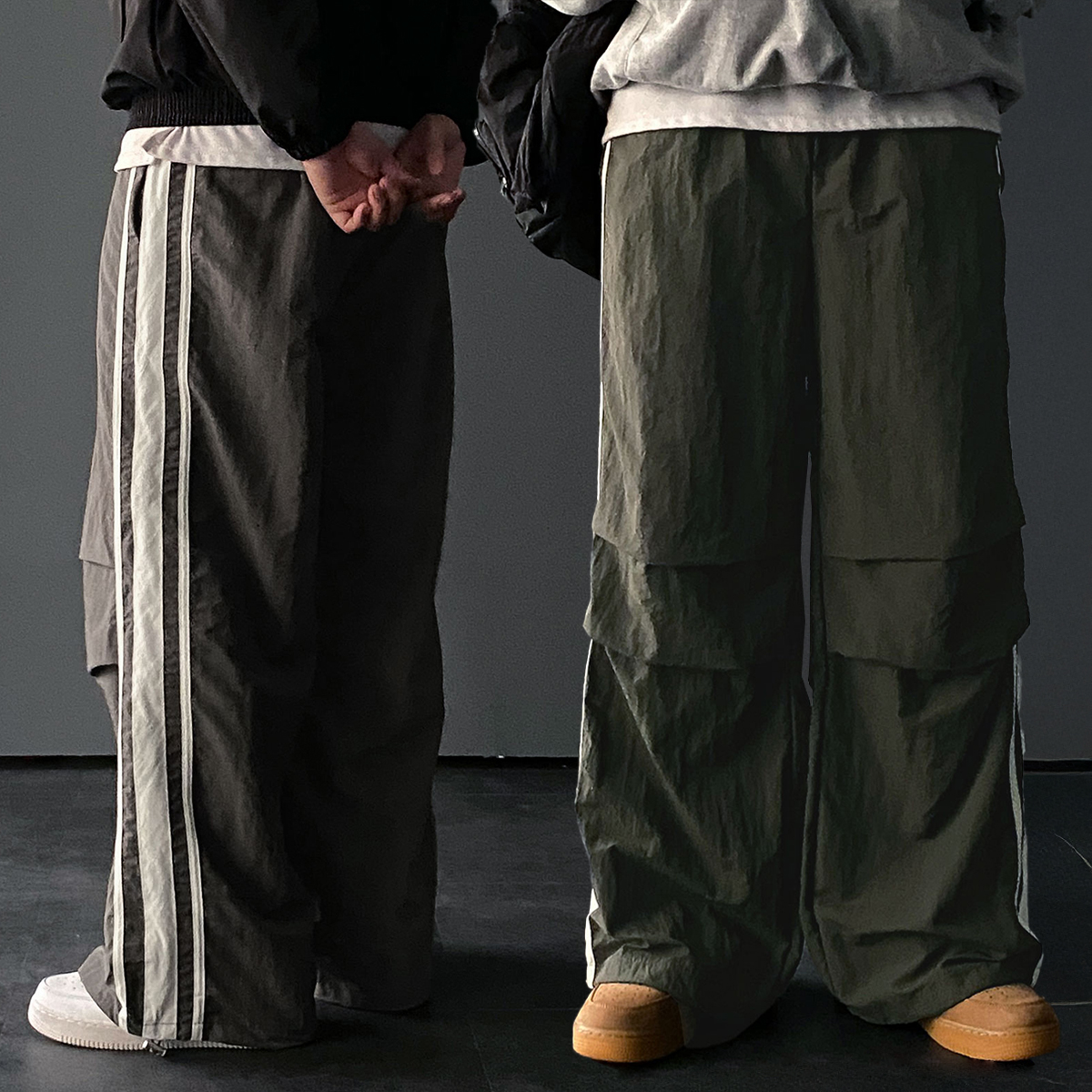 파라슈트팬츠 나일론팬츠 고프코어바지 - 상품 이미지
