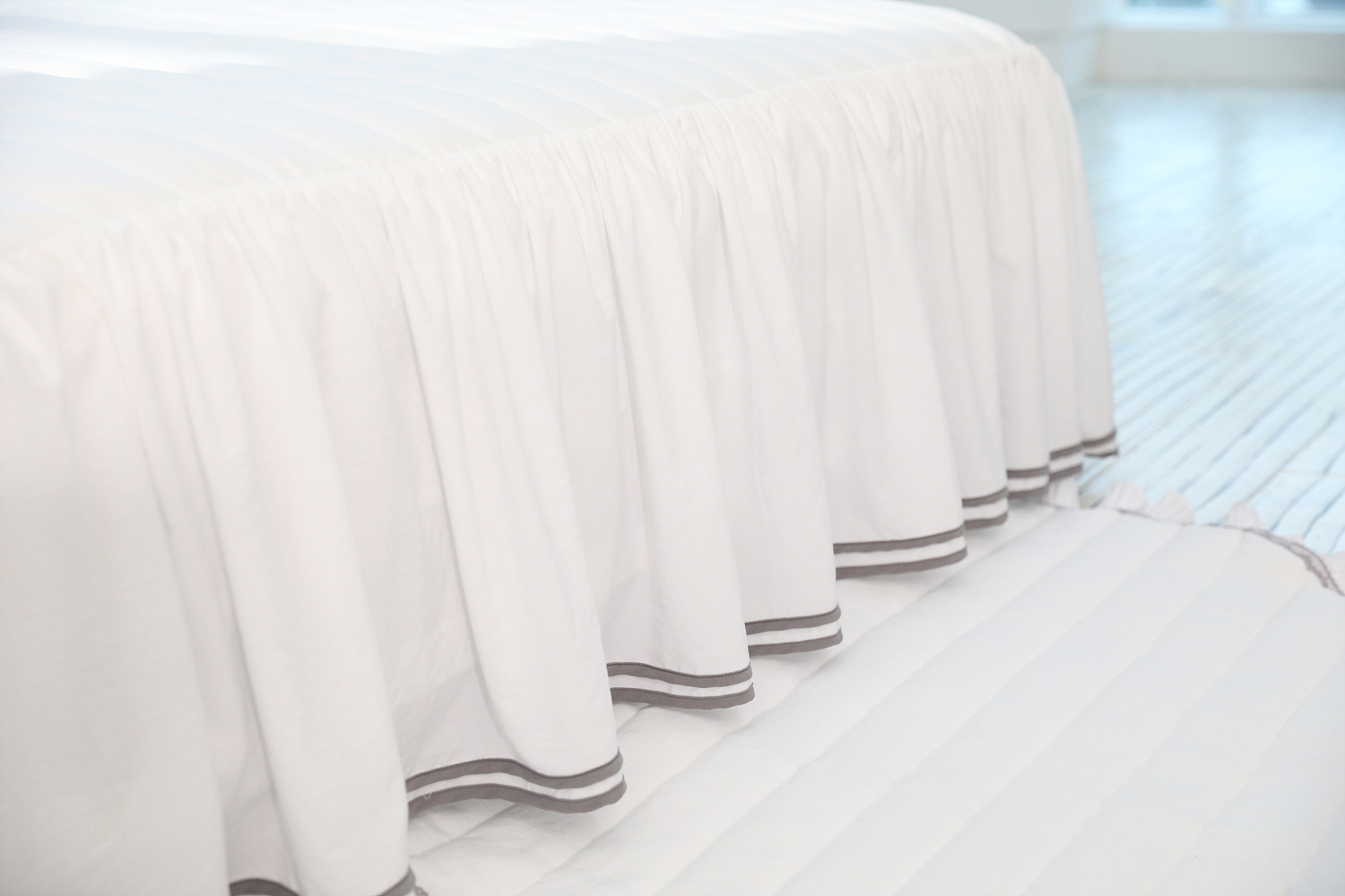 류금숙 투라인 실키케어 향균프릴 롱프릴침대커버 SS/Q/K/SK 국내생산