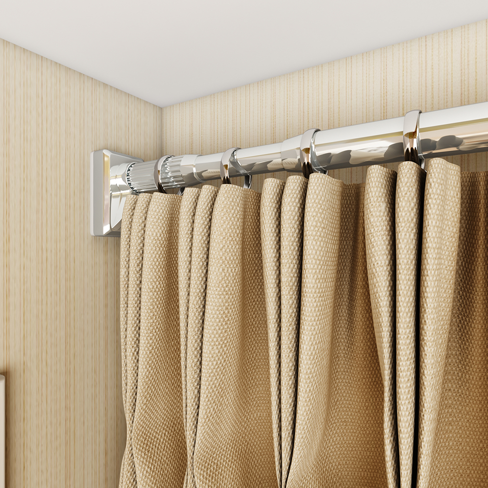 오라플 스텐 압축봉 커튼봉 길이조절 강력 튼튼한 다용도 고정봉 0.4~0.5m