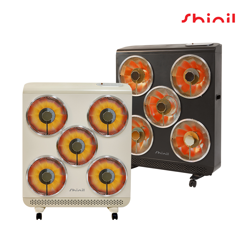 한솔 하이라이트 전기히터 5구 업소용 산업용 대형 전기난로 공업용 사무실 공장 난방기