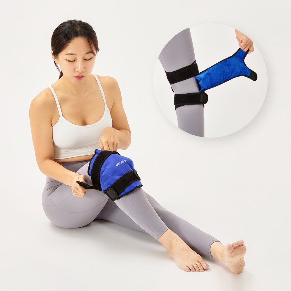 닥터체크 바디핏 무릎 아이싱 쿨링 찜질 냉찜질 온찜질 온열 관절 팩 얼음