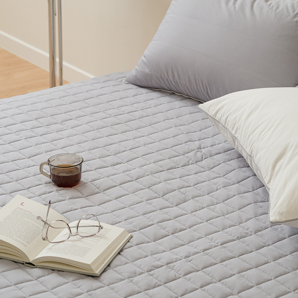 클래식 실크모달 프리미엄 고정밴딩 침대패드 SS