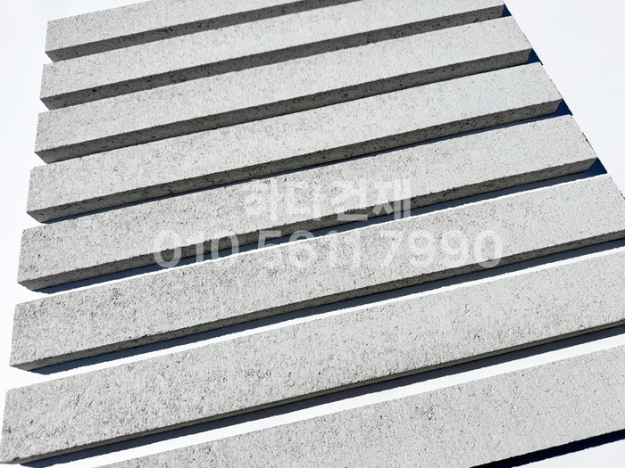 하다 모노타일 롱와이드 스모크화이트 500x50x20T / 하다건재 국내생산 롱브릭타일