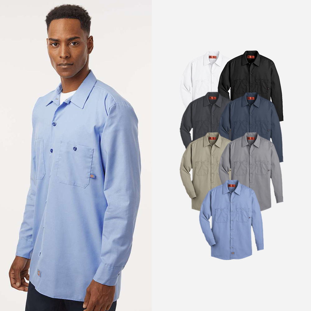 디키즈 워크셔츠 긴팔 남방 셔츠 빅사이즈 S~4XL - 상품 이미지