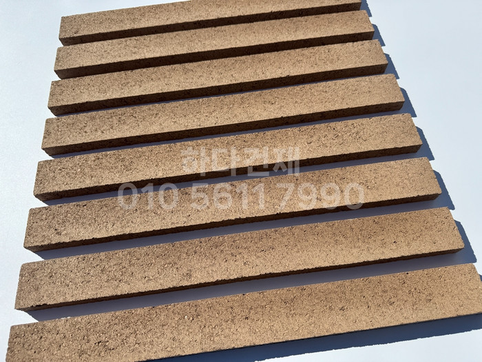 하다 모노타일 롱와이드 국내생산 모카브라운 500x50x20T / 하다건재 롱브릭타일