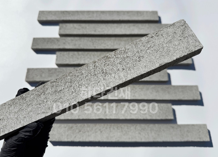 하다 모노타일 롱와이드 국내생산 니트그레이 500x50x20T / 하다건재 롱브릭타일