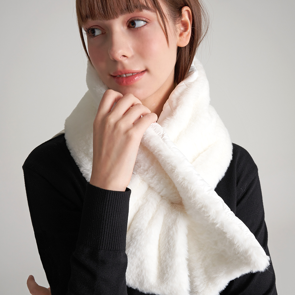 테크스킨 패딩 리버시블 넥워머 목도리 머플러 방한용품