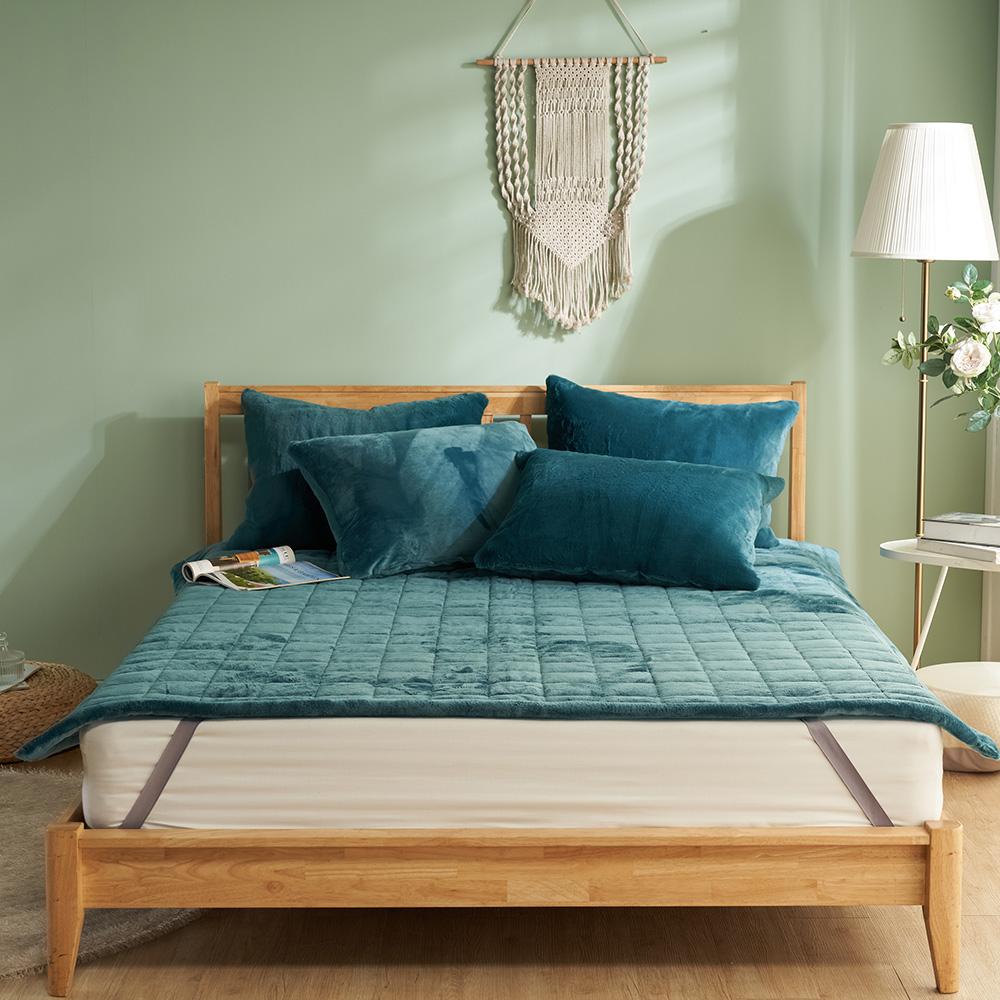 보드리 5mm 극세사 카페트 겸 밴딩 침대패드 SS/K 4color