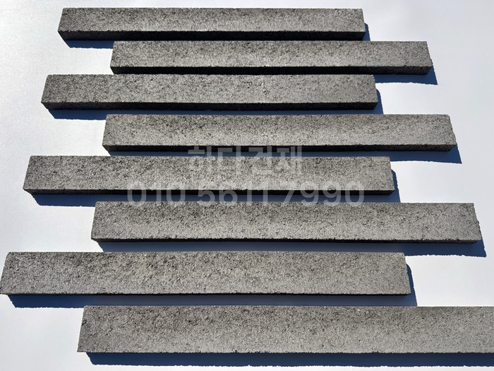 하다 모노타일 롱와이드 국내생산 볼케이노그레이 500x50x20T / 하다건재 롱브릭타일