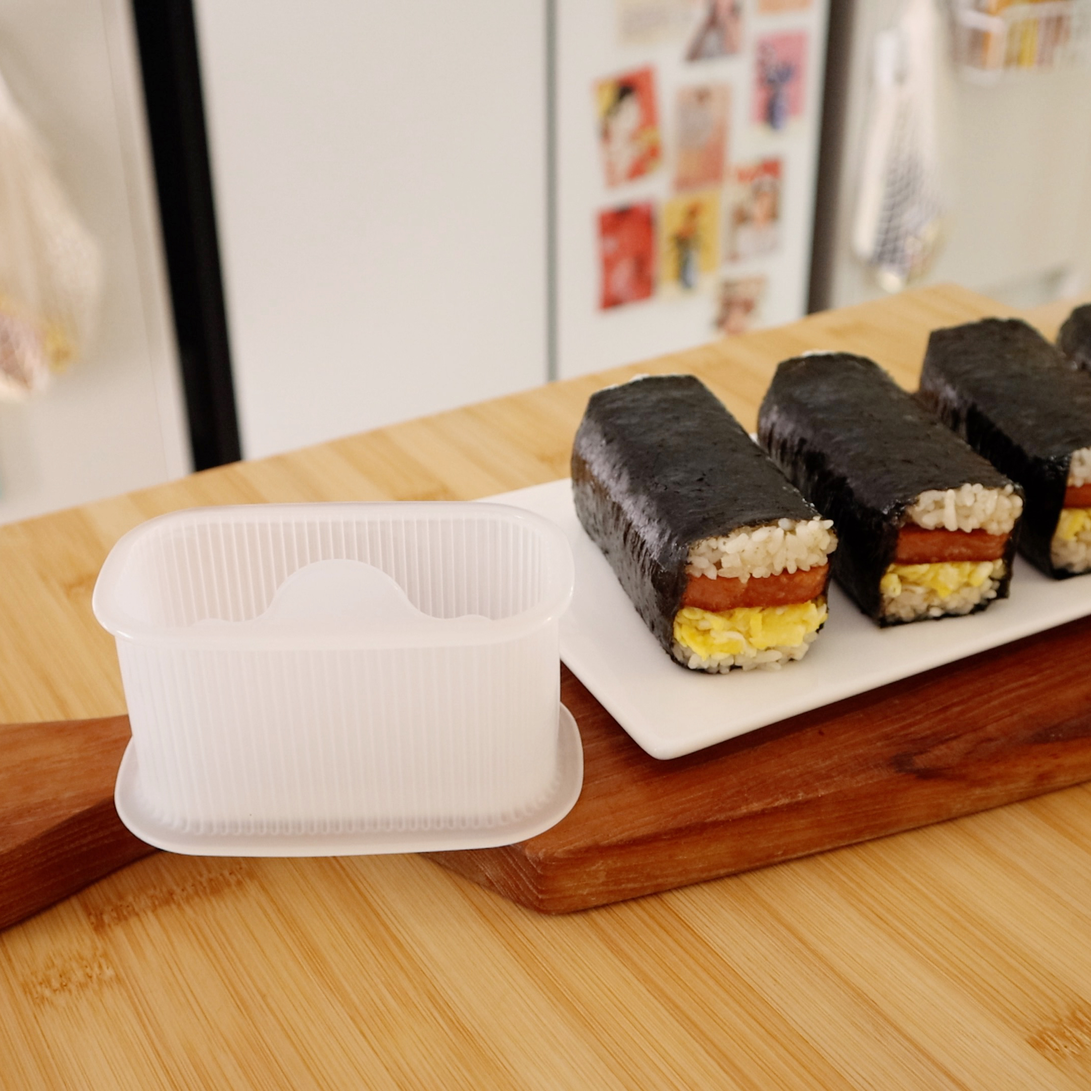 숙이네키친 사각 무스비 김밥 틀 주먹밥 무스비 간단 요리 도시락 메이커 - 상세 이미지 2
